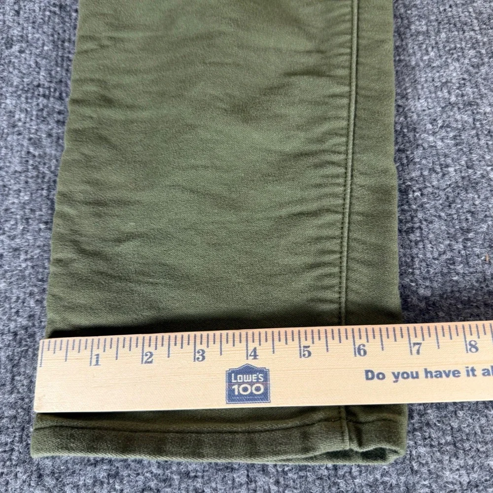 Flint and Tinder Pants Mens 34x30 Green Tapered Fit Casual Chino Stretch - Picture 9 of 10